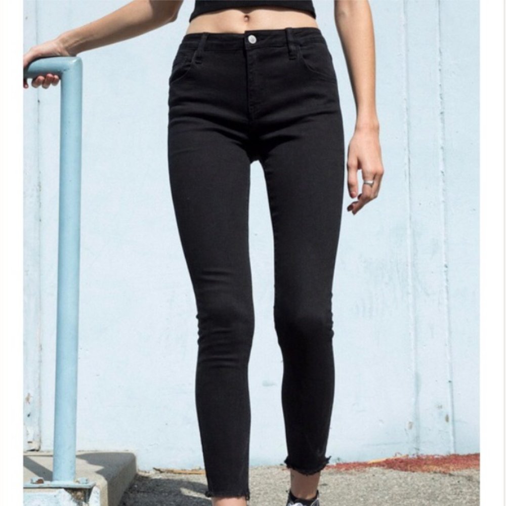 john galt faded black skinny jeans